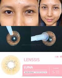 LENSSIS LUNA Green, Brown, Gray Contact Lens Review