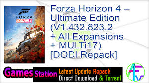 Go it alone or team up with others to explore beautiful and. Forza Horizon 4 Ultimate Edition V1 432 823 2 All Expansions Multi17 From 45 9 Gb Dodi Repack