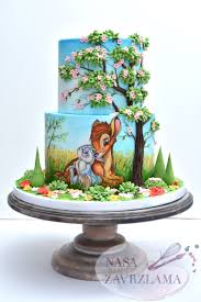 Bambi And Thumper Cake Disney Birthday Cakes Disney Cakes Girl Cakes