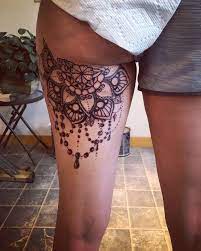Mandala On Back Of Leg Leg Tattoos Leg Tattoos Women Tattoos