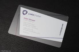 Choose from our 3.5 x 2 business card, a 2.5 x 2.5 square card, or our 3 x 3 circle card and you will definitely impress. Ultra Thick Clear Pvc Business Cards Loka Global