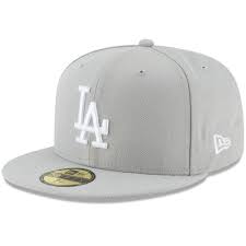 Men S New Era Gray Los Angeles Dodgers Fashion Color Basic 59fifty Fitted Hat In 2021 Fitted Hats Dodger Hats Dodgers