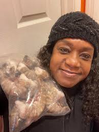 Prawns being thrown out at Yarabah Cres