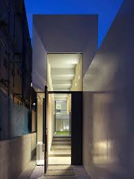 Japanese front door and flowers. Entrance Front Door Bright Contemporary Home In Tokyo Japan Fresh Palace