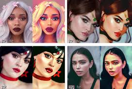 You are just required to downöload these painting effect actions, open photoshop, and load the actions then choose an image & click. Cartoon Portrait Digital Painting Effect Photoshop Actions Luckystudio4u