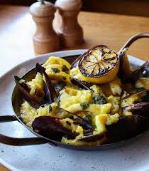 Seafood Risotto Al Forno With White Wine Saffron And Plenty Of Seafood Friends Osteria 20 Food Melbourne Food Fish Recipes