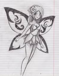 Anime Fairy Girl Drawing Easy Materi Pelajaran 5 Illustration drawn on beautiful white textured cotton rag paper. anime fairy girl drawing easy materi