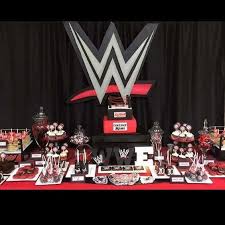 Wwe Dessert Table Wwe Birthday Wwe Party Wwe Birthday Party