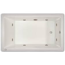 We are offering bath tub 6ft x 4 ft with whirlpool to our clients. Pinnacle 4 1 2 Ft Left Drain Drop In Rectangular Whirlpool Bathtub In White Lpi18 W Ld The Home Depot