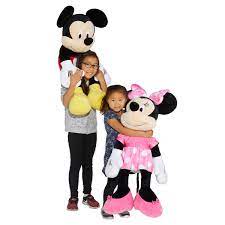 Disney Mickey Mouse And Minnie Mouse Jumbo Plush 2 Pack Disney Mickey Mouse Mickey Mouse Cedar Playhouse