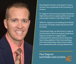 MEET THE PRINCIPAL: Thank you, Principal Gagnon, for all you do for our  students and district! #QCLeads #QueenCreek #Mesa #FlyFirebirdsFly  #NationalPrincipalsMonth