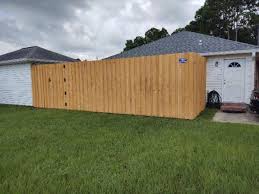 These pickets are grown and produced in the united states whereas the standard pickets are grown and produced in. Board On Board Wood Fence Construction Pensacola Pensacola Fence Construction
