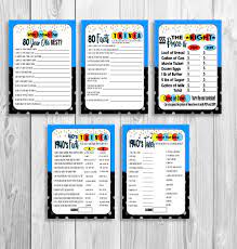 So here are a few 80th birthday party ideas to help you plan the best party. 80th Birthday Party Games How Well Do You Know The 80 Year Old Birthday Facts 80th Birthday Party 80th Birthday Decor Printable Birthday Party Games 80th Birthday 80th Birthday Party