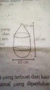 Maybe you would like to learn more about one of these? Perhatikan Gambar Benda Yang Dibentuk Oleh Kerucut Dan Tabung Jika Phi 3 14 Maka Tentukan Volume Brainly Co Id