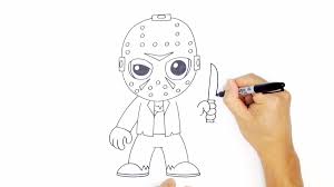 Friday the 13th, part viii: How To Draw Jason Voorhees Friday The 13th