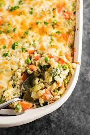 Rice And Vegetable Casserole Vegetable Casserole Recipes Vegetable Casserole Vegatarian Recipes