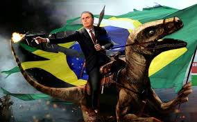 Resultado de imagem para Charge de bOLSONARO  na guerra