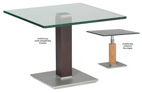 Glas couchtisch ellen mit kernbuche furniert 100 cm. Eve Rimini Deluxe Beistelltisch Glas Hohenverstellbar Viele Farben Mobelmeile24