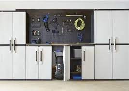 At Lowe S We Have Everything You Need To Organize A Garage Think Of Us As Your Garage Garage Organization Systems Garage Organization Garage Storage Cabinets