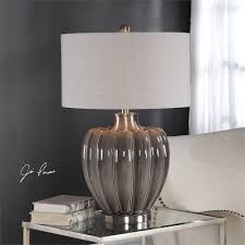 Uttermost Adler Smoky Gray Table Lamp Grey Table Lamps Table Lamp Lamp