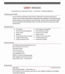 Head Teller Resume Example Banking Resumes Livecareer