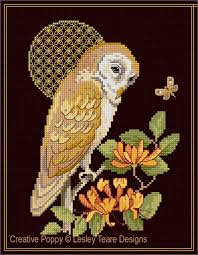 Sign up now to be notified as soon as it's in stock! Lesley Teare Designs Barn Owl With Decorative Moon Cross Stitch Pattern