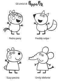 Cute ponies with a rainbow on the background. Pin By Teresa Salvucci On Peppa Pig Peppa Pig Coloring Pages Peppa Pig Colouring Pig Coloring Page