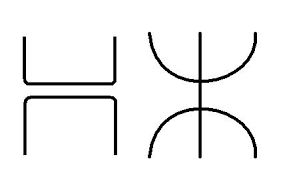 Tifinagh script berber alphabet letters officially used in morocco. Tifinagh Wikimedia Commons