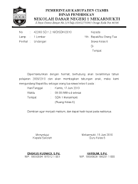 37 contoh surat undangan osis perusahaan sekolah rt dan. Contoh Surat Resmi Undangan Perpisahan Sekolah