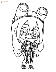 Minion bob coloring page html template design. Ausmalbilder My Hero Academia Kostenlose Malvorlagen