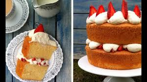 This is my best vanilla cake recipe. Sponge Cake Recipe Fluffy Moist How To Cook That Ann Reardon Victoria Sponge Chiffon Cake Youtube