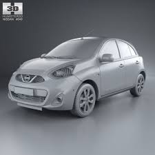 Nissan Micra 2014 Nissan Micra Nissan Car Cinema 4d