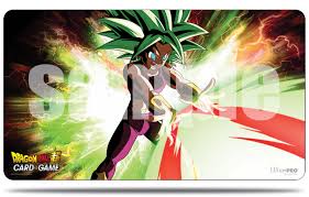 Playmat with premium fabric top to prevent damage to cards during game play. Ultra Pro