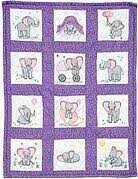 Then join the cross stitched piece with the quilted back with fusible pellon. Baby Quilts Cross Stitch Kits 123stitch Com