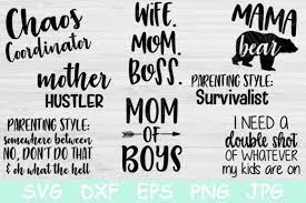 Download Mom Quotes Svg File Bundle 8 Mom Sayings Graphic By Tiffscraftycreations Creative Fabrica