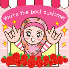 Latar belakang kartun ramadhan islami. Hijab Girl Online Shop Eng Line Stickers Line Store