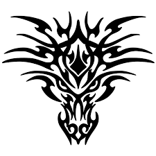 Black And White Rocket League Logo Dragon Clipart Black And White Dragon Tattoo Stencil Dragon Head Tattoo Tribal Dragon Tattoos