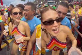 Ana Clara se joga na folia em Salvador e ganha 'chega mais' de Andre Marques; vídeos