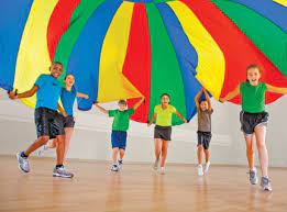 Includes a convenient drawstring storage bag. Elevair Deluxe Parachute Gopher Sport