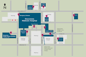 deaconess midtown hospital campus map and parking