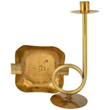 Antique vintage brass candle holders. Vintage Brass Candle Holders 48 For Sale On 1stdibs