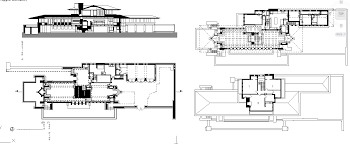 National historic landmark in the chicago, illinois neighborhood of hyde park at 5757 s. Robie House Plan Cadbull