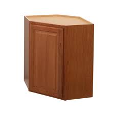 Hampton Assembled 24x30x12 In Diagonal Corner Wall Kitchen Cabinet In Medium Kitchen Cabinet Plans Kitchen Cabinet Storage Corner Kitchen Cabinet