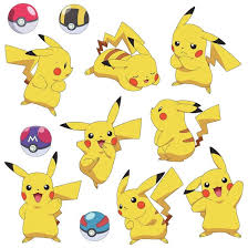 Marriland's pokémon team builder is a tool that you can use to check the weaknesses and resistances of your entire team at a glance to spot any glaring holes in your team's defensive coverage. Wandsticker Set Pokemon Pikachu 12 Teilig Wall Art De