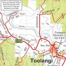 Toolangi State Forest Map Toolangi - Macedon Map – Hema Maps Online Shop