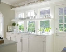 Kitchen Windows Over Sink Shelf Above Sink Window Or Wood Valence To Match Cabinets Kitchens Kitchen Design Kitchen Remodel Home Kitchens