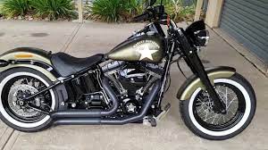 Harley Davidson Softail Slim S With Mustang Wide Vintage Touring Seat Youtube