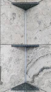 Tips For Creating Corner Shower Shelves Out Of Stone Leftovers Just Needs Paint Shower Shelves Corner Shower Shower Niche