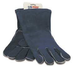 Us Forge 400 Welding Gloves Lined Leather Blue 11 07 Welding Gloves Safety Gloves Gloves
