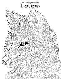 Imprimez les dessins tete de loup mandala à colorier gratuitement. Livre De Coloriage Pour Adultes Loups 1 Amazon Fr Snels Nick Livres